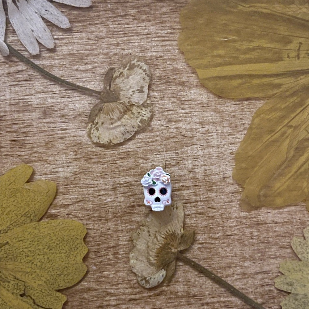 Origami Owl Sugar Skull Ring with Pastel Accents